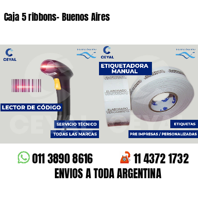 Caja 5 ribbons- Buenos Aires