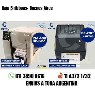 Caja 5 ribbons- Buenos Aires