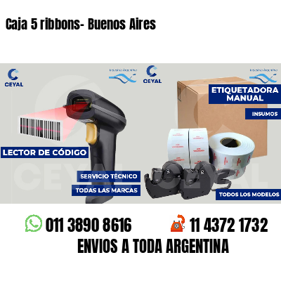 Caja 5 ribbons- Buenos Aires