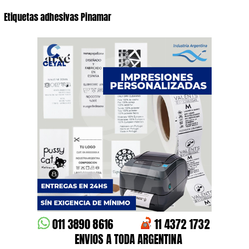 Etiquetas adhesivas Pinamar