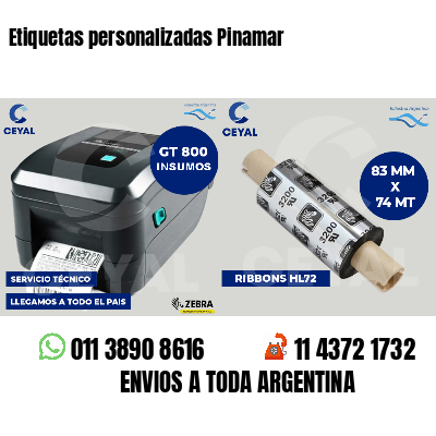 Etiquetas personalizadas Pinamar