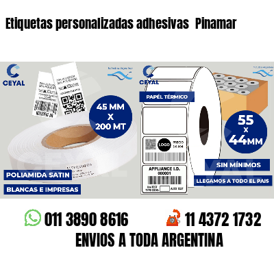 Etiquetas personalizadas adhesivas  Pinamar