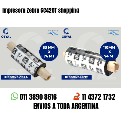 Impresora Zebra GC420T shopping