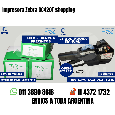 Impresora Zebra GC420T shopping