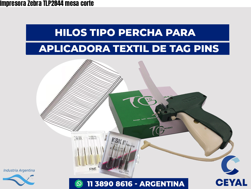 Impresora Zebra TLP2844 mesa corte