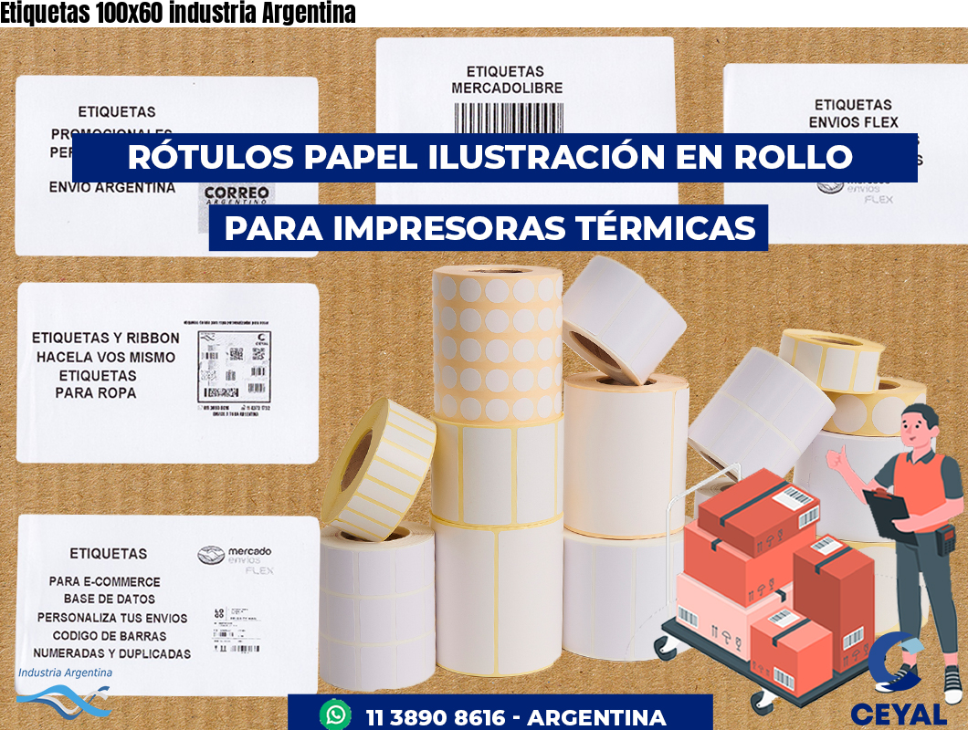 Etiquetas 100x60 industria Argentina