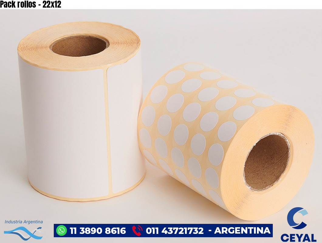 Pack rollos - 22x12