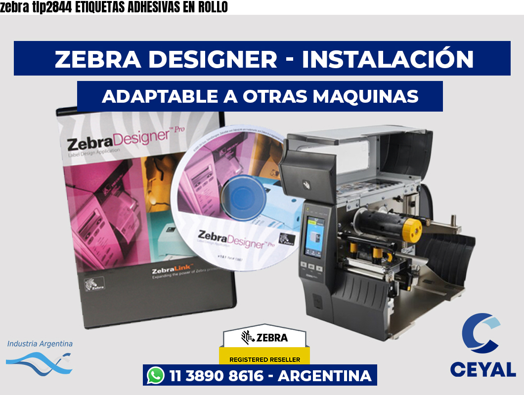 zebra tlp2844 ETIQUETAS ADHESIVAS EN ROLLO