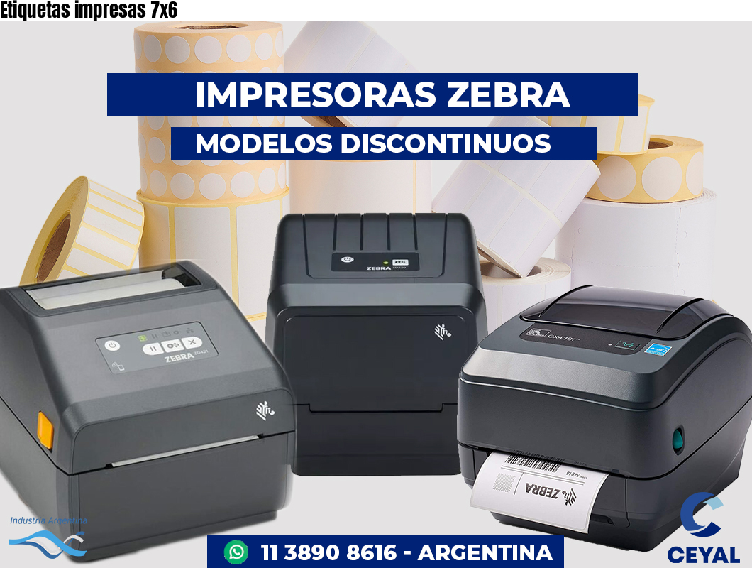 Etiquetas impresas 7x6