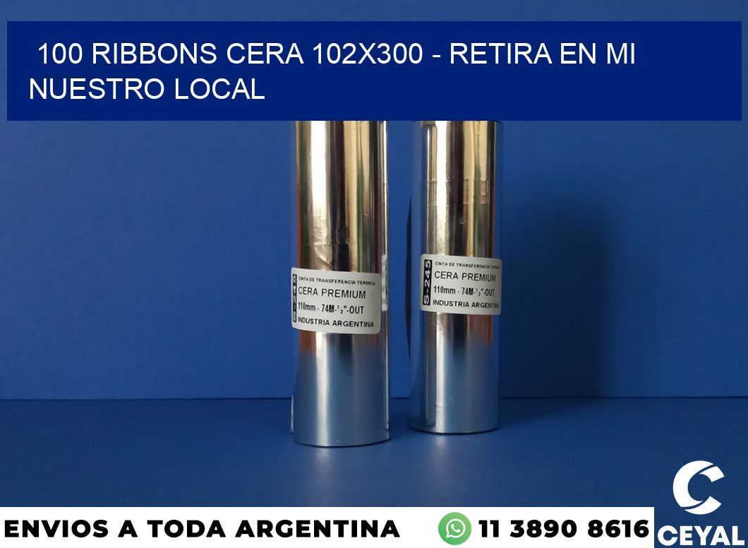 100 Ribbons cera 102×300 – retira en mi nuestro local