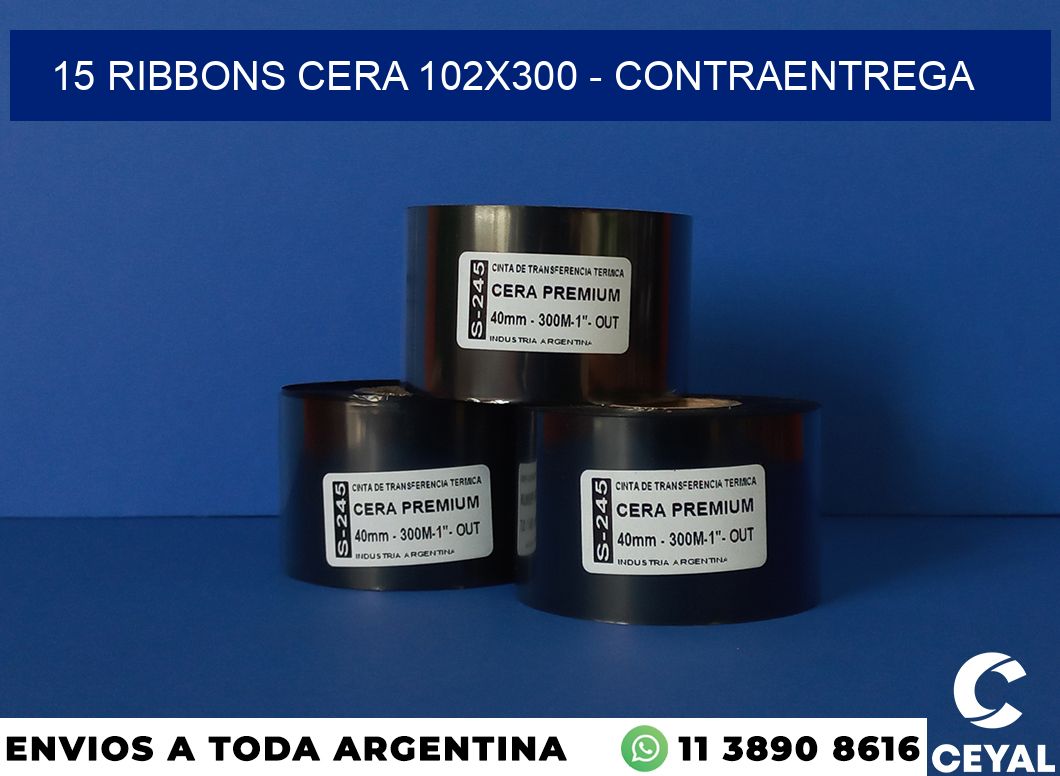 15 Ribbons cera 102×300 – contraentrega