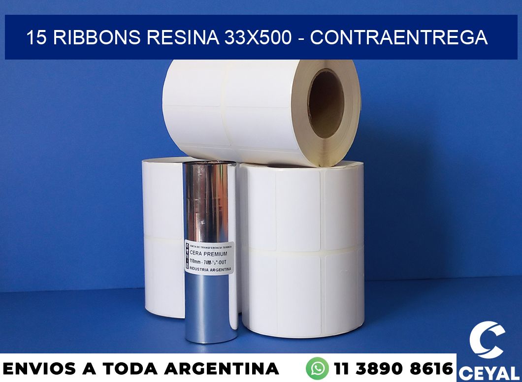 15 Ribbons resina 33×500 – contraentrega