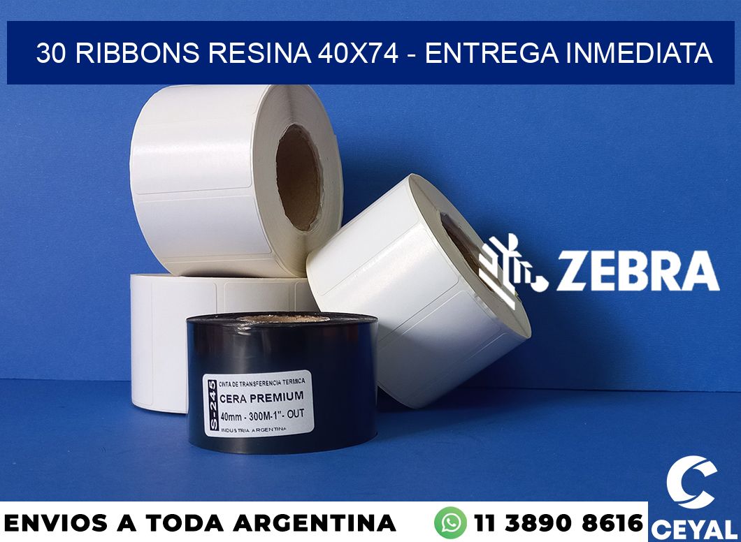 30 Ribbons resina 40x74 - Entrega inmediata