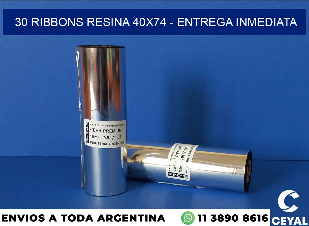 30 Ribbons resina 40×74 – Entrega inmediata