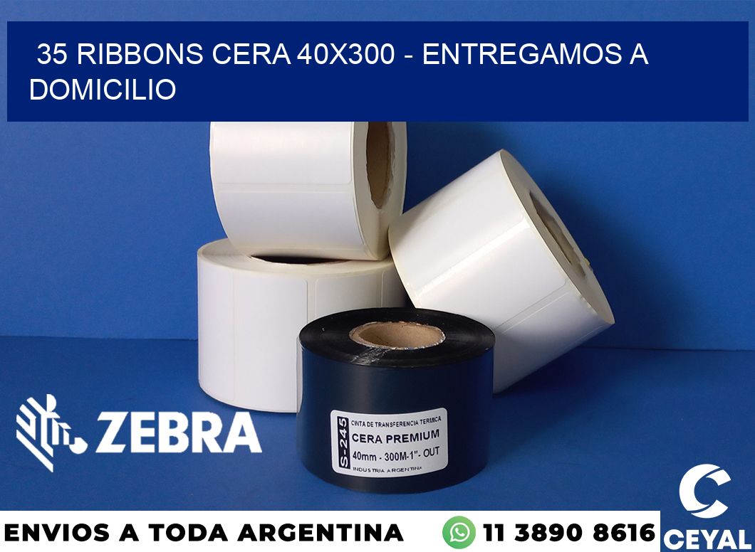 35 Ribbons cera 40x300 - entregamos a domicilio