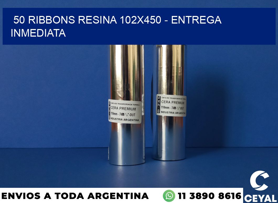 50 Ribbons resina 102×450 – Entrega inmediata