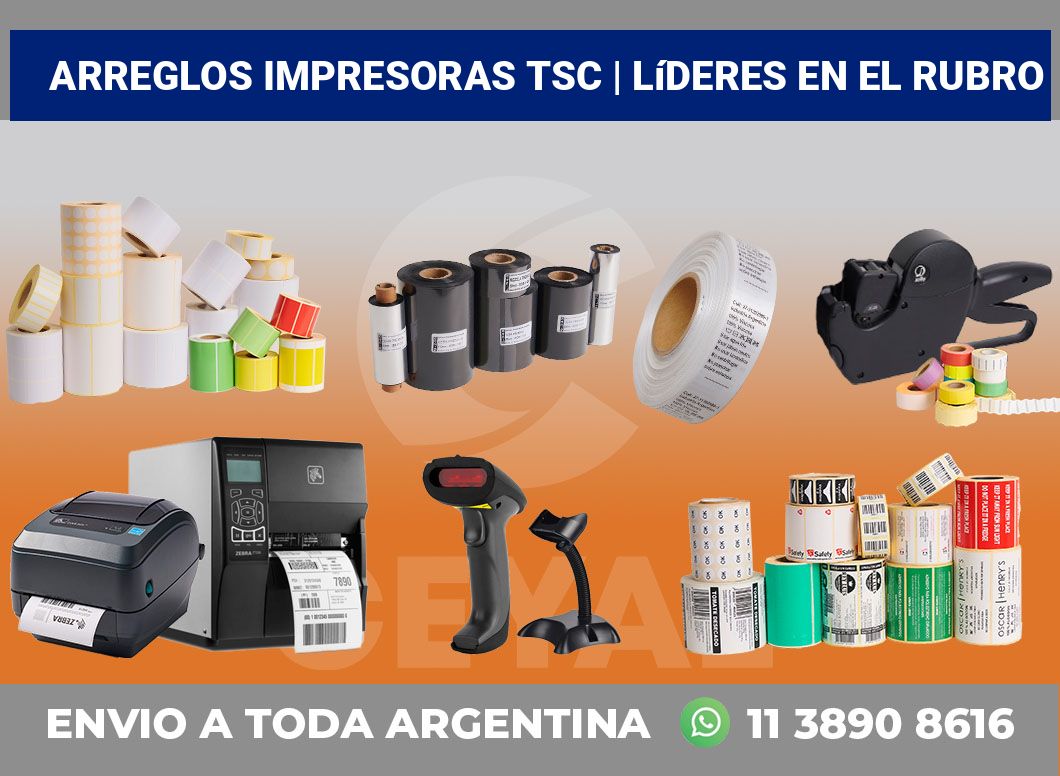 Arreglos impresoras TSC | Líderes en el rubro