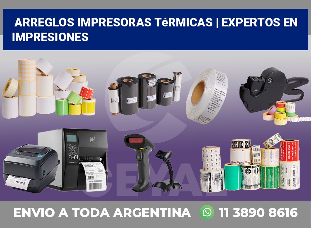 Arreglos impresoras térmicas | Expertos en impresiones