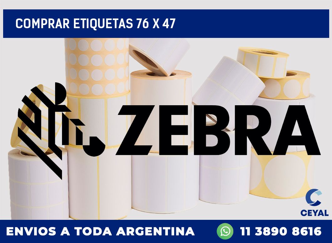 Comprar etiquetas 76 x 47