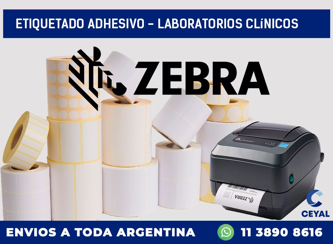 Etiquetado adhesivo - Laboratorios clínicos