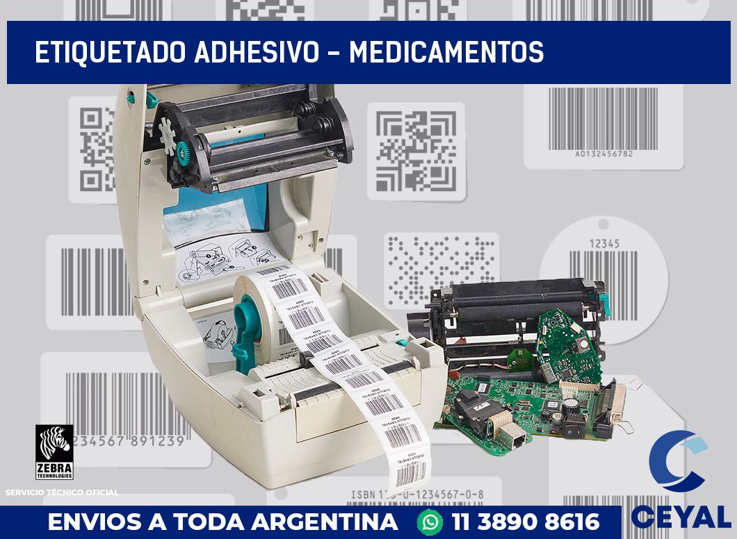 Etiquetado adhesivo - Medicamentos