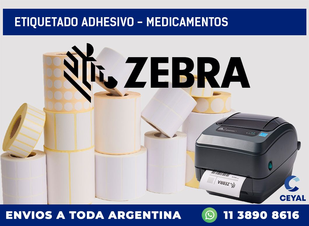 Etiquetado adhesivo - Medicamentos