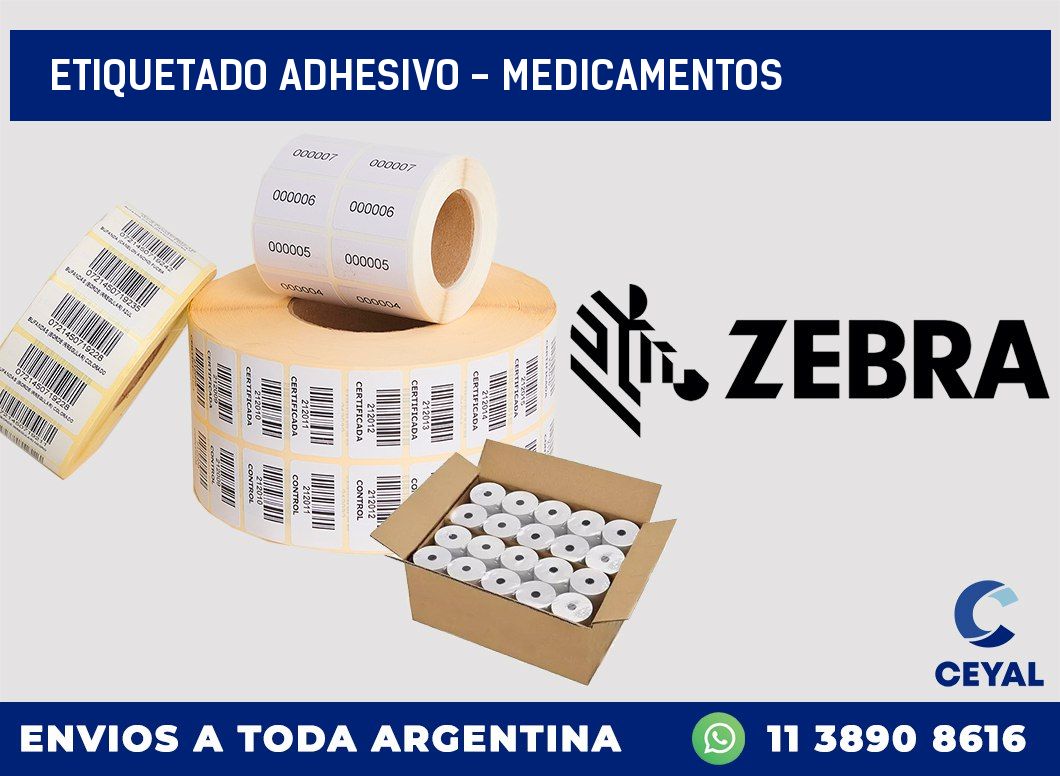 Etiquetado adhesivo – Medicamentos