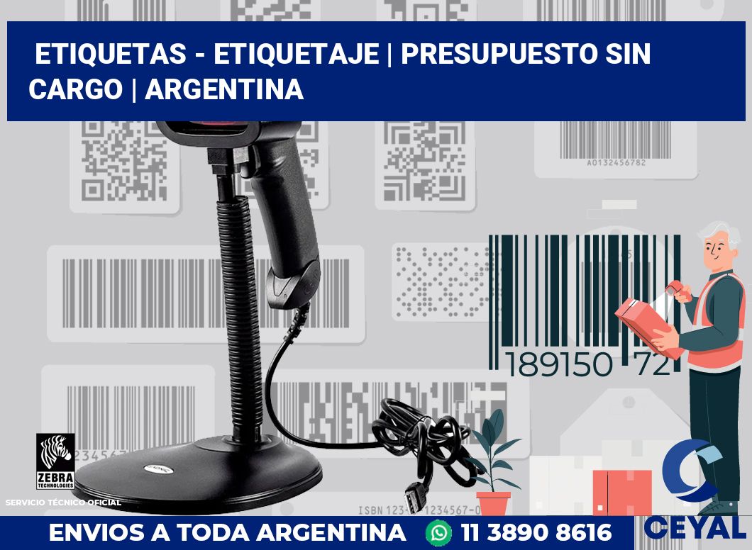 Etiquetas - etiquetaje | Presupuesto sin cargo | Argentina