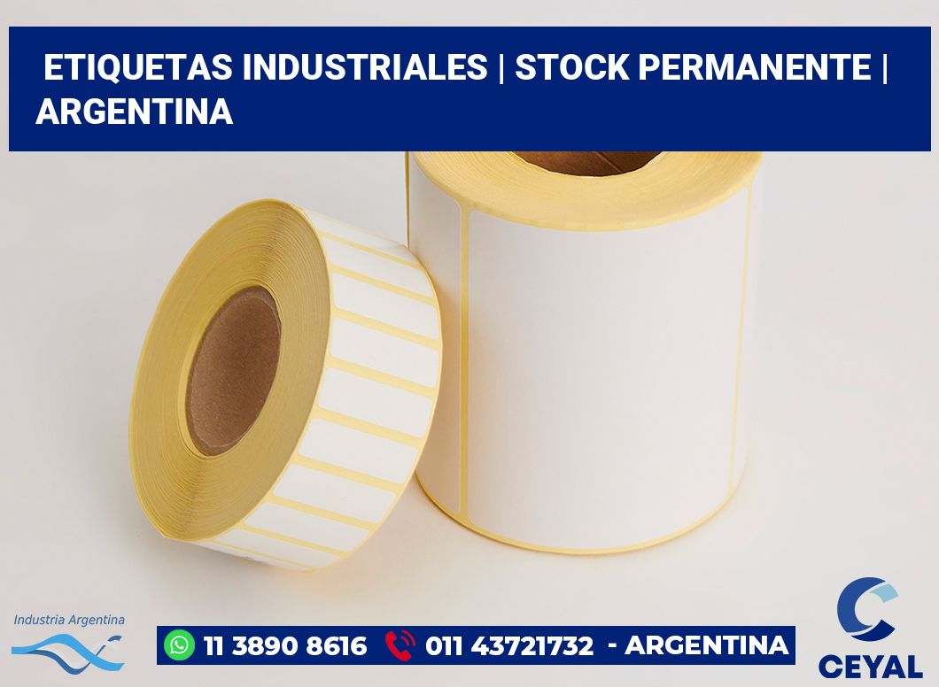 Etiquetas industriales | Stock permanente | Argentina