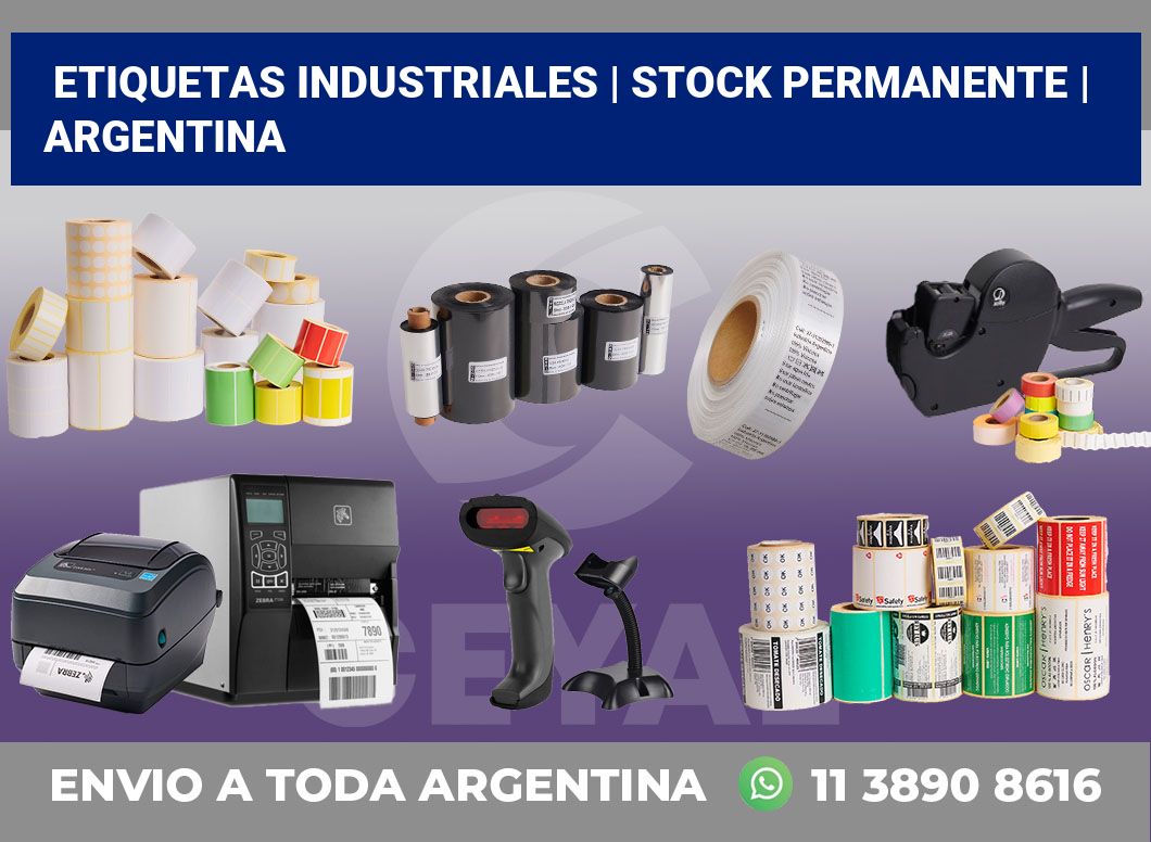 Etiquetas industriales | Stock permanente | Argentina