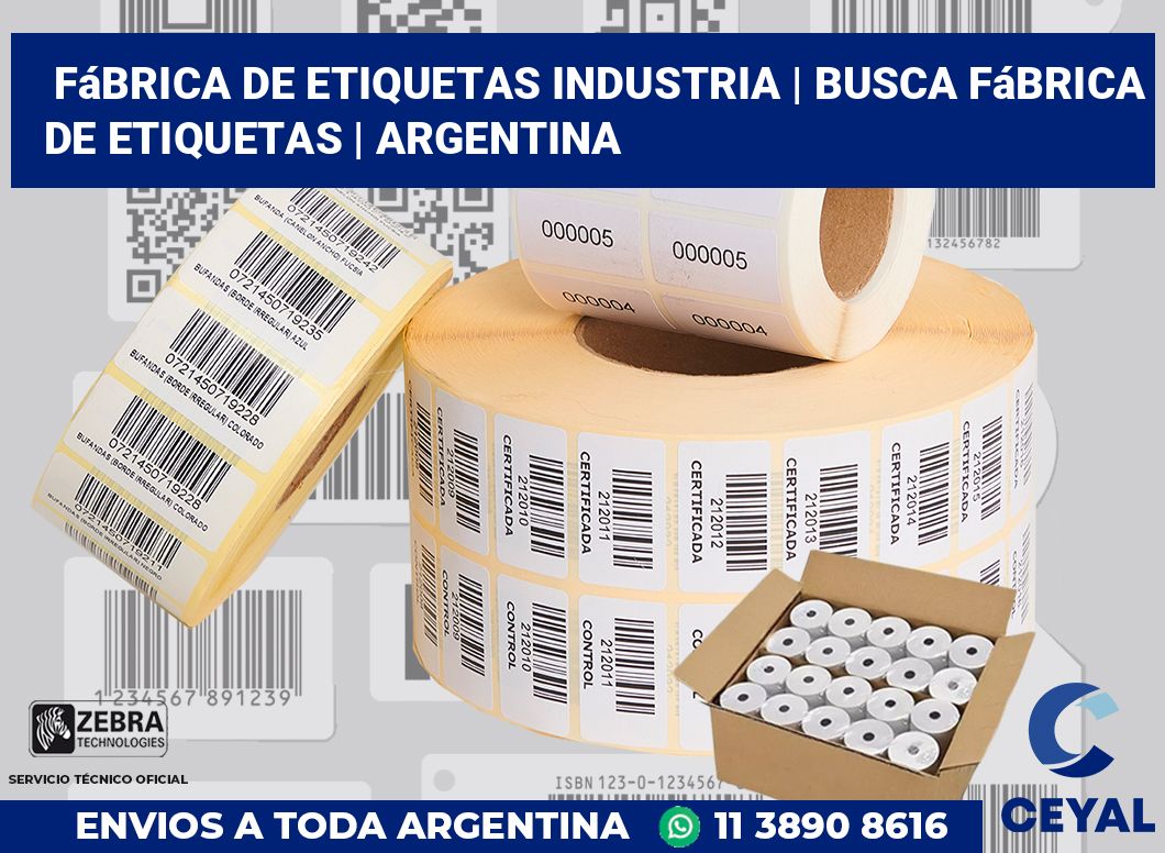 Fábrica de etiquetas industria | Busca fábrica de etiquetas | Argentina