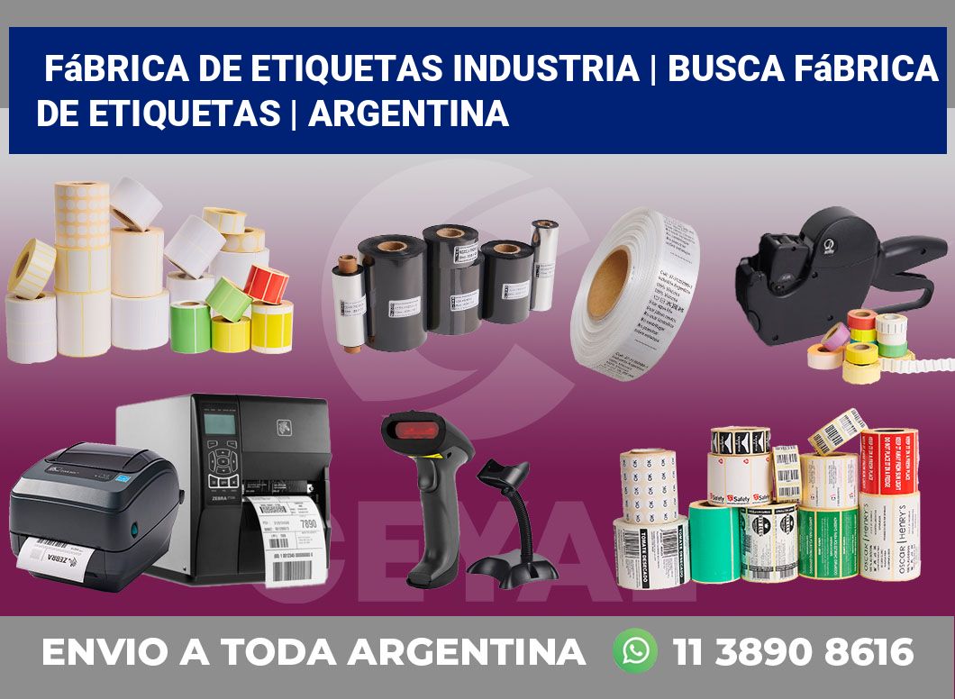 Fábrica de etiquetas industria | Busca fábrica de etiquetas | Argentina