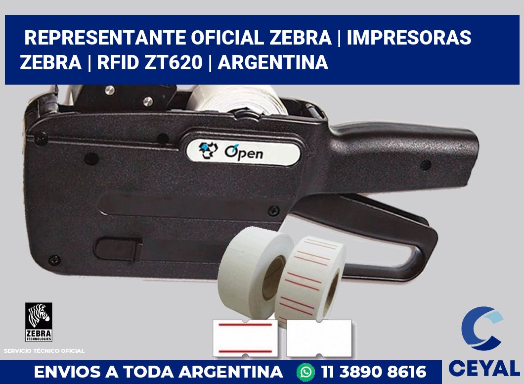 Representante oficial Zebra | Impresoras Zebra | RFID ZT620 | Argentina