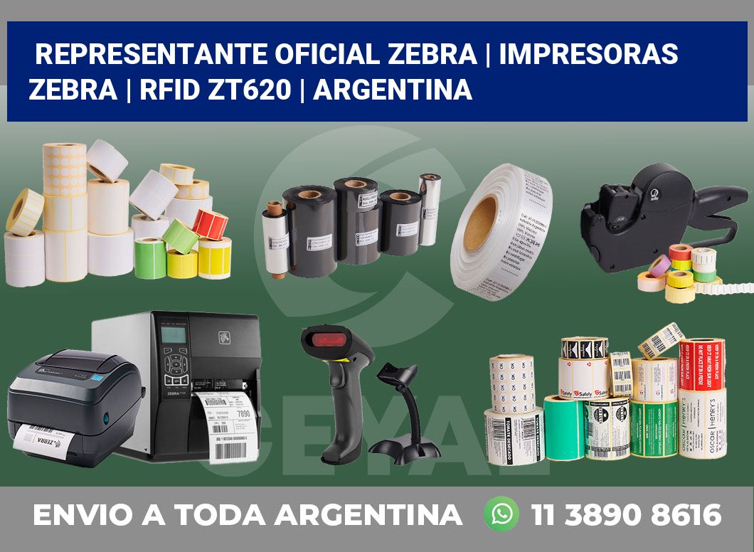 Representante oficial Zebra | Impresoras Zebra | RFID ZT620 | Argentina