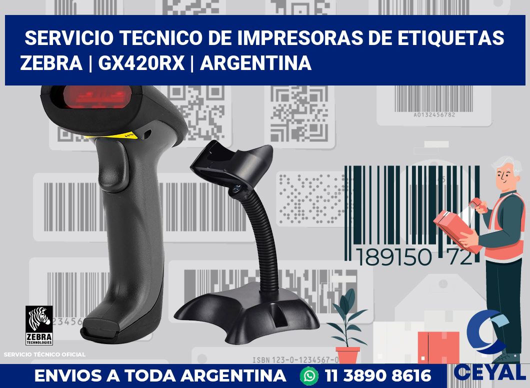 Servicio Tecnico De Impresoras De Etiquetas Zebra | GX420Rx | Argentina