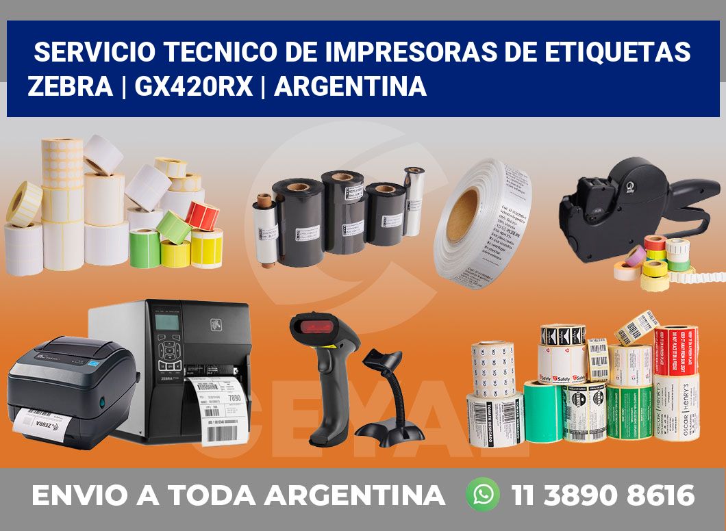 Servicio Tecnico De Impresoras De Etiquetas Zebra | GX420Rx | Argentina