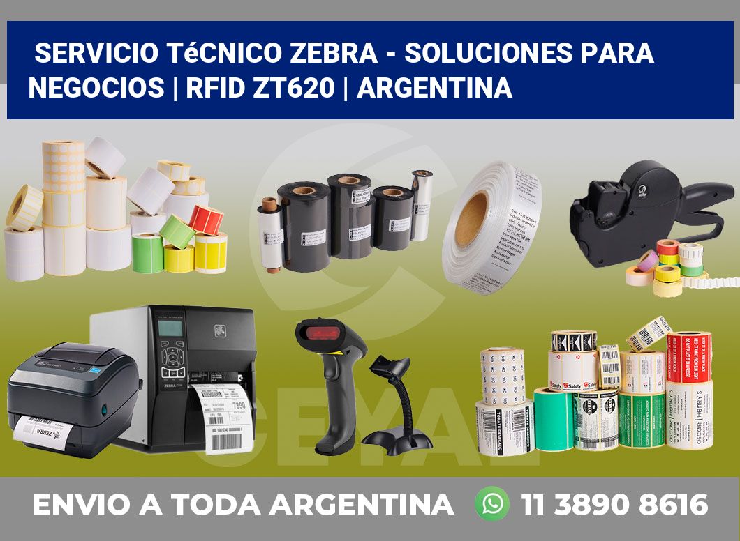 Servicio técnico Zebra – Soluciones para negocios | RFID ZT620 | Argentina