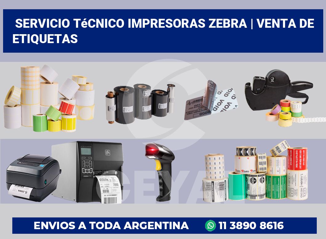 Servicio técnico impresoras Zebra | venta de etiquetas