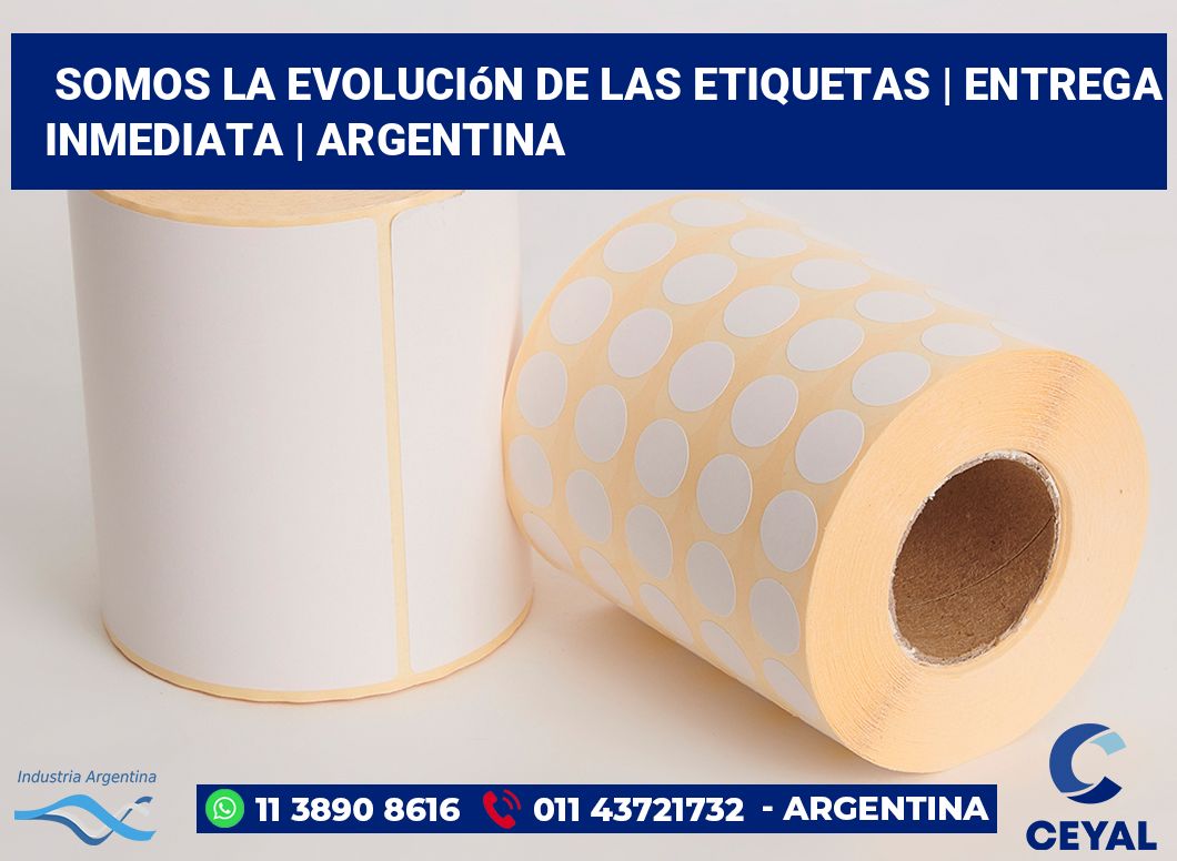 Somos la evolución de las etiquetas | Entrega inmediata | Argentina