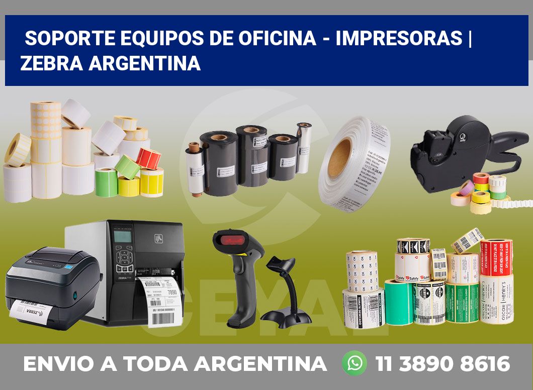 Soporte equipos de oficina – impresoras | Zebra argentina