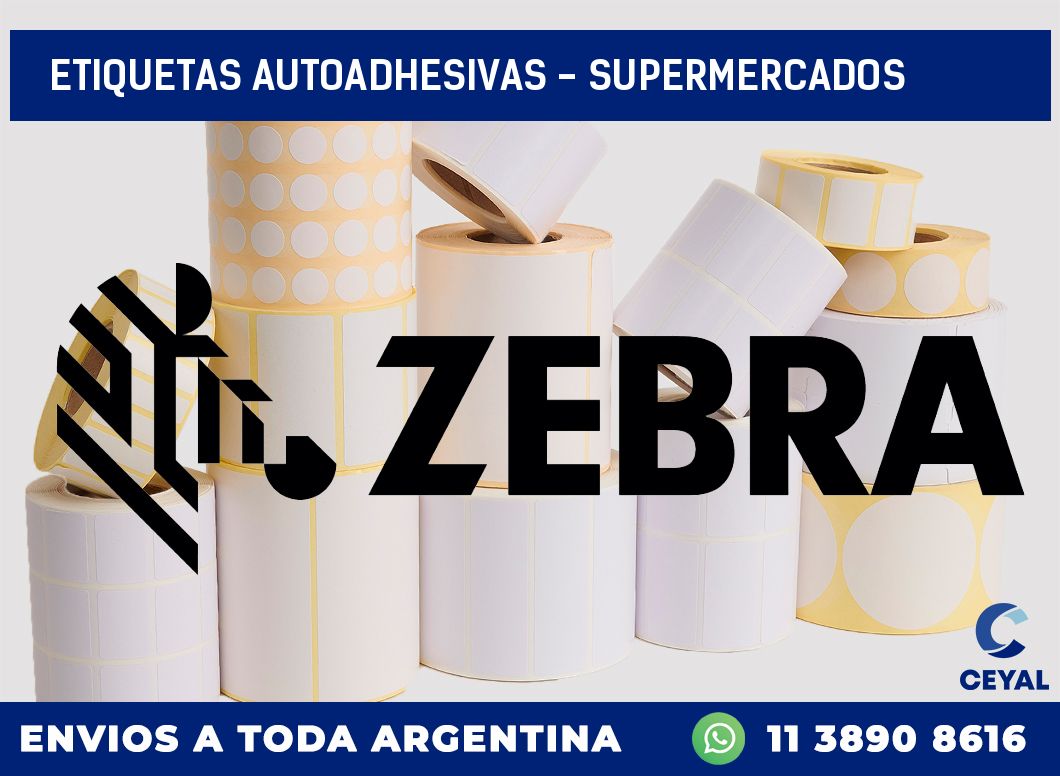 etiquetas autoadhesivas – supermercados