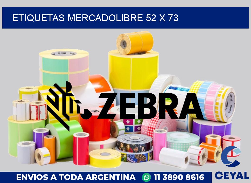 etiquetas mercadolibre 52 x 73