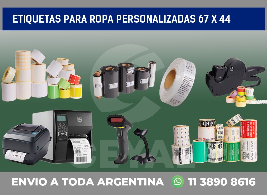 etiquetas para ropa personalizadas 67 x 44