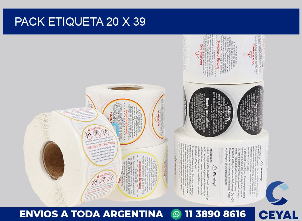 pack etiqueta 20 x 39