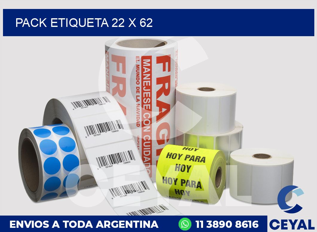 pack etiqueta 22 x 62