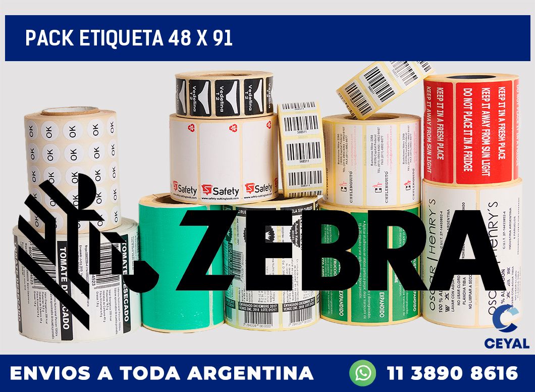 pack etiqueta 48 x 91