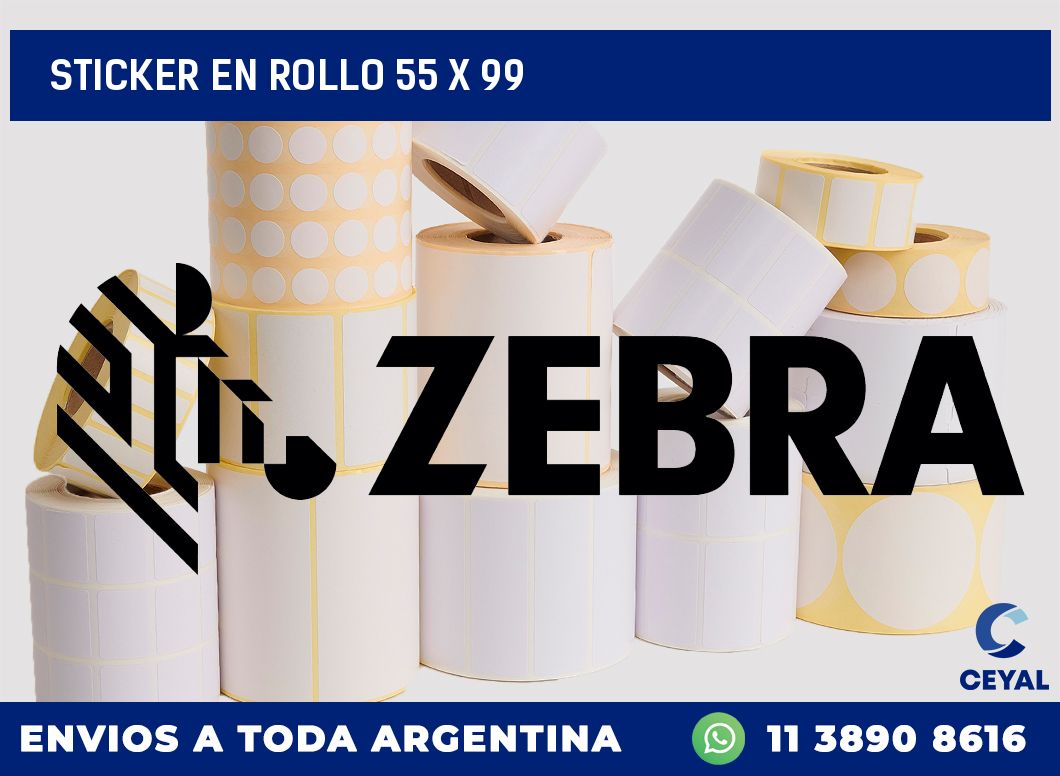 sticker en rollo 55 x 99