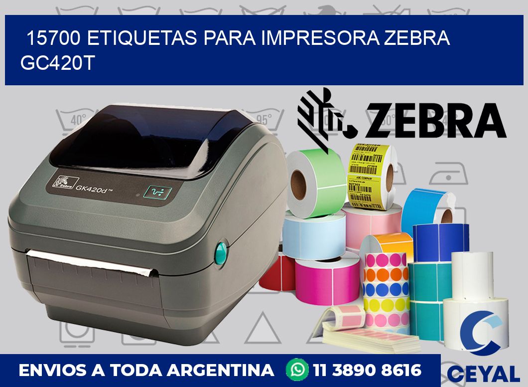 15700 etiquetas para impresora zebra GC420T