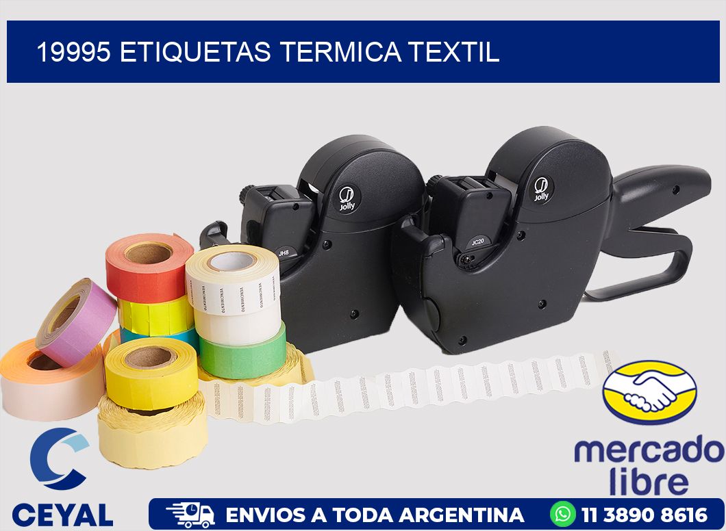 19995 etiquetas termica textil