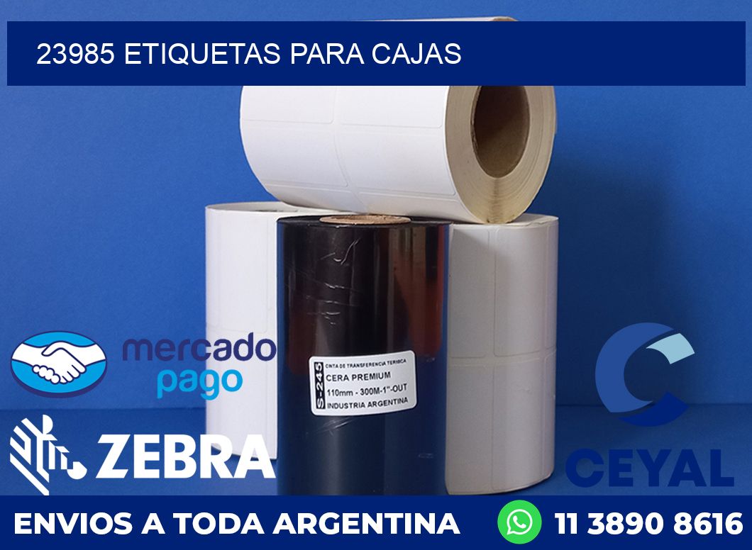 23985 etiquetas para cajas